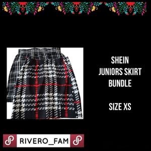 SHEIN| JUNIORS SKIRT| BUNDLE| SIZE XS